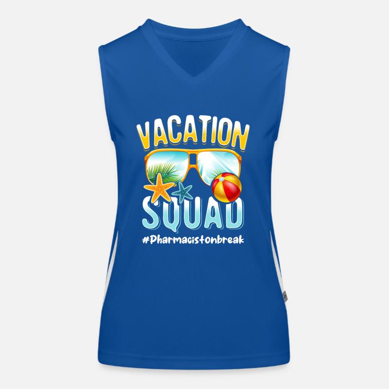 Apotheker-Urlaubstrupp #Pharmacistonbreak Funktionelles Kontrast-Tank Top für Frauen