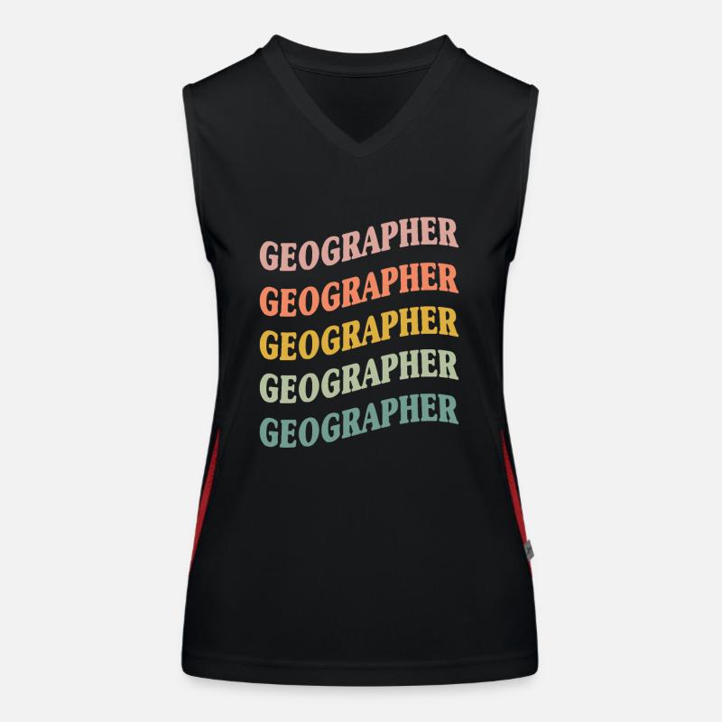 Géographe Débardeur respirant contrasté Femme