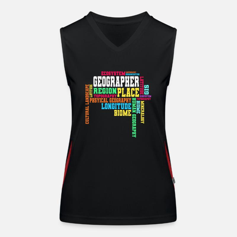 Geography Women's Functional Contrast Tank Top