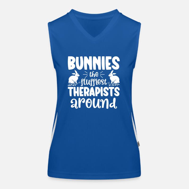 Propriétaire de lapin Bunny Lover Bunny Mère Lapin Papa Débardeur respirant contrasté Femme