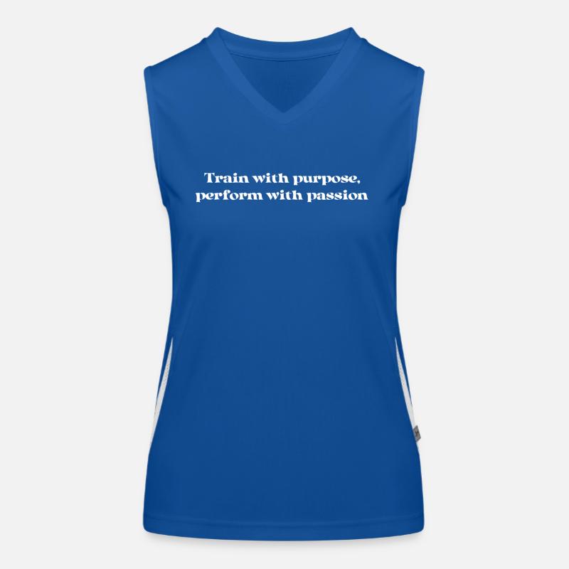 Fitness - Train with purpose, perform with Women's Functional Contrast Tank Top