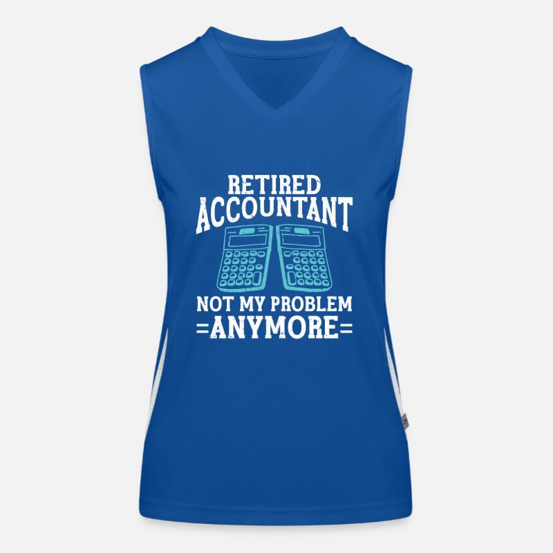 Comptable des régimes de retraite CPA Comptable comptable Débardeur respirant contrasté Femme