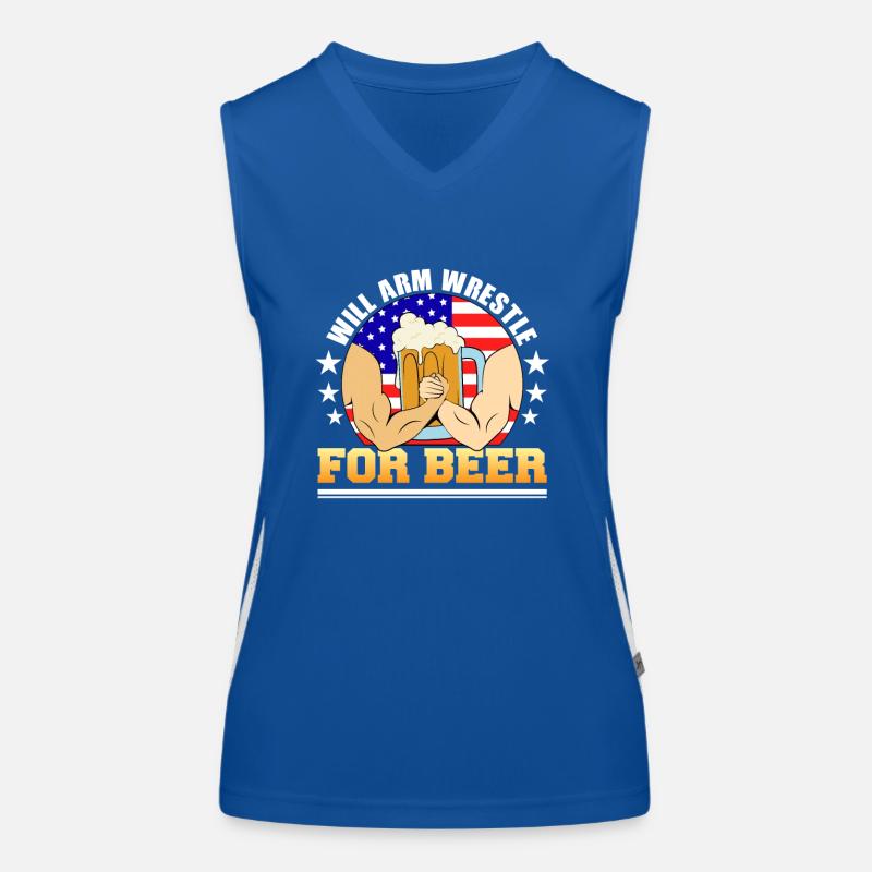 Bras de fer Débardeur respirant contrasté Femme