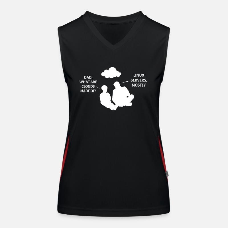 Serveur Linux Cloudscape Débardeur respirant contrasté Femme