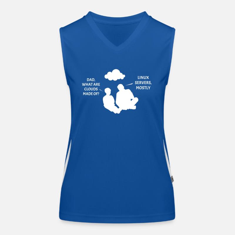 Serveur Linux Cloudscape Débardeur respirant contrasté Femme