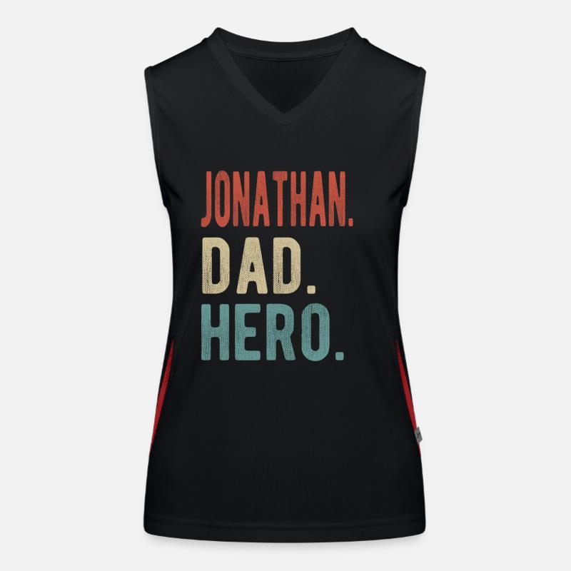 Jonathan Dad Hero Women's Functional Contrast Tank Top