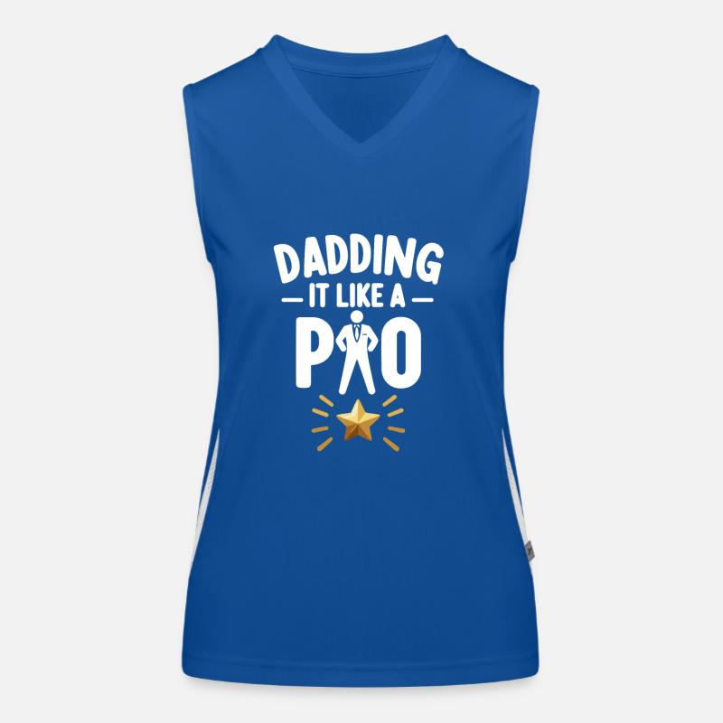 Dadding wie ein Profi Funktionelles Kontrast-Tank Top für Frauen