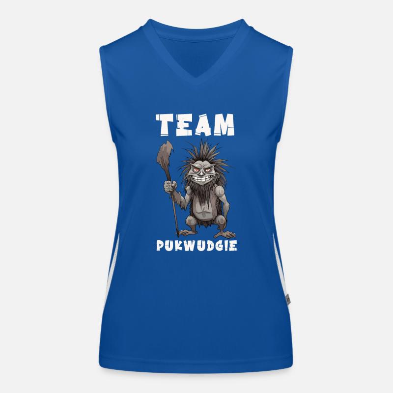 Pukwudgie Kryptide Folklore Mythen Kryptozoologe Funktionelles Kontrast-Tank Top für Frauen