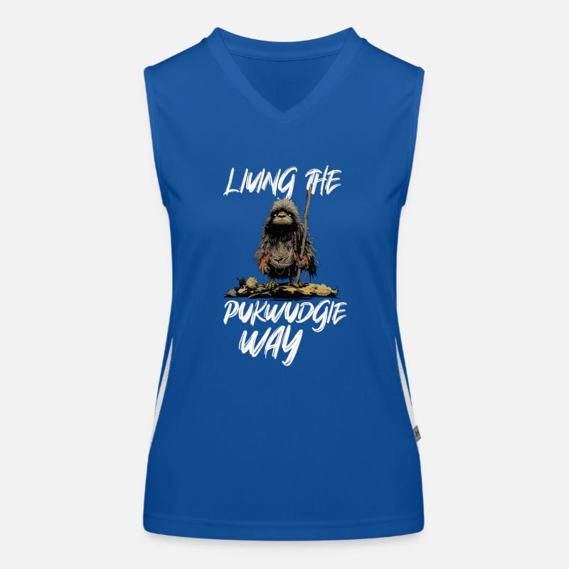 Pukwudgie Kryptide Folklore Mythen Kryptozoologe Funktionelles Kontrast-Tank Top für Frauen