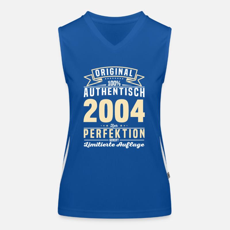 Authentisches 2004 Geburtstagsgeschenk Funktionelles Kontrast-Tank Top für Frauen