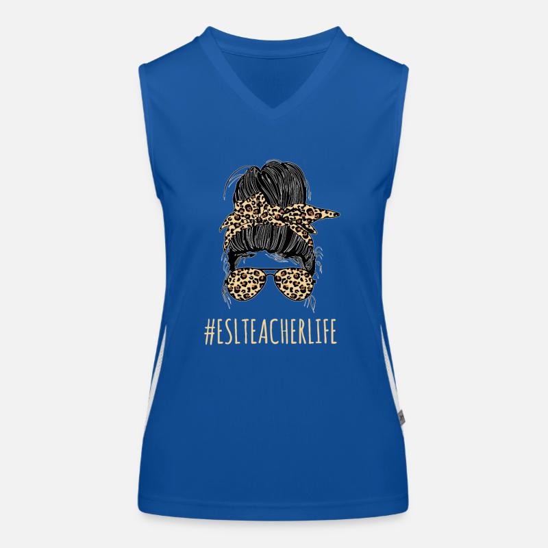 Professeur d’anglais langue seconde langue étrangère Débardeur respirant contrasté Femme