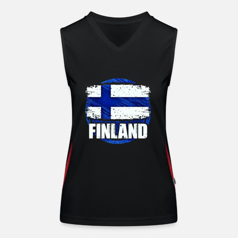 Finlande Débardeur respirant contrasté Femme