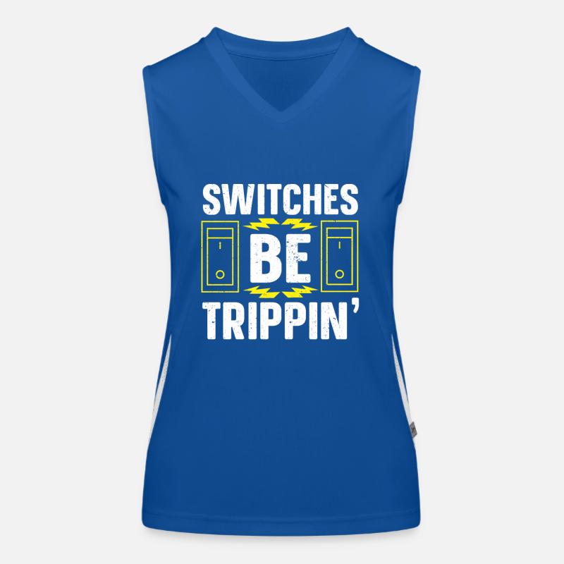 Electrician Gift Women's Functional Contrast Tank Top