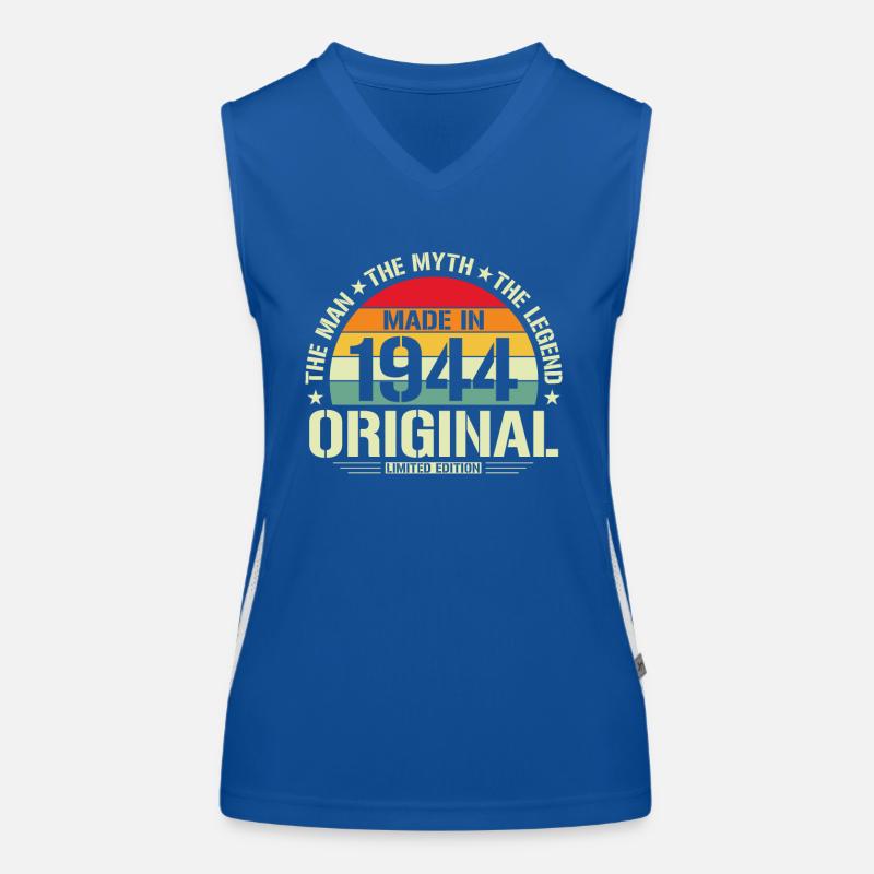 Klassiker 1944 Funktionelles Kontrast-Tank Top für Frauen