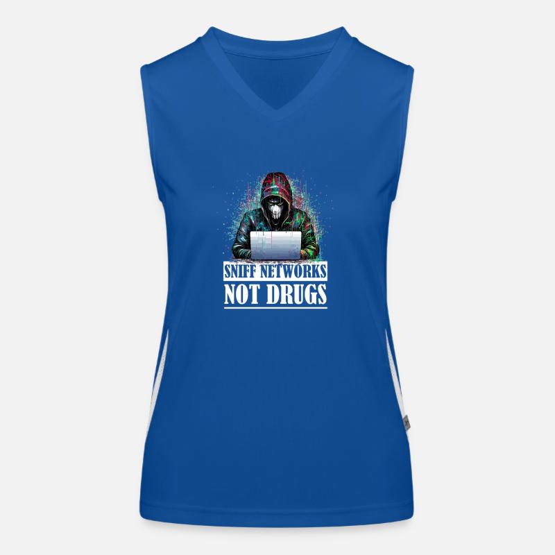 Die Leidenschaft des ethischen Hackers: Netzwerke Funktionelles Kontrast-Tank Top für Frauen