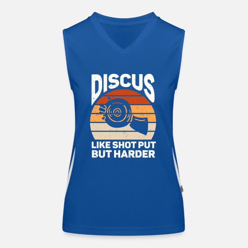 Discus thrower Athletics Disc throw Women's Functional Contrast Tank Top