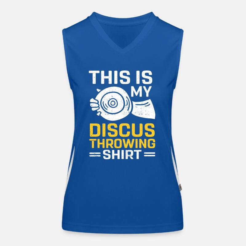 Discus thrower Athletics Disc throw Women's Functional Contrast Tank Top