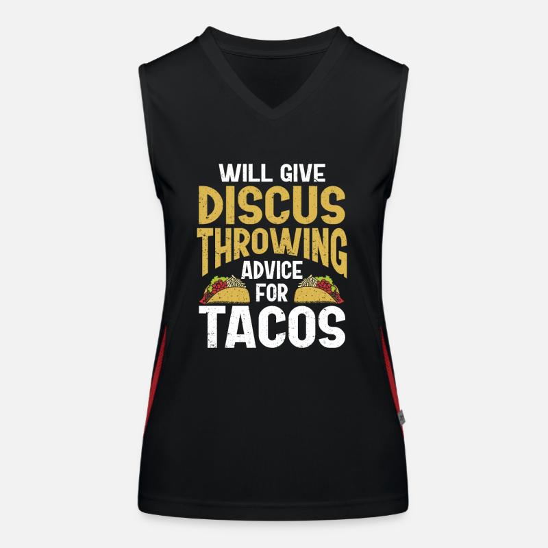 Discus thrower Athletics Disc throw Women's Functional Contrast Tank Top