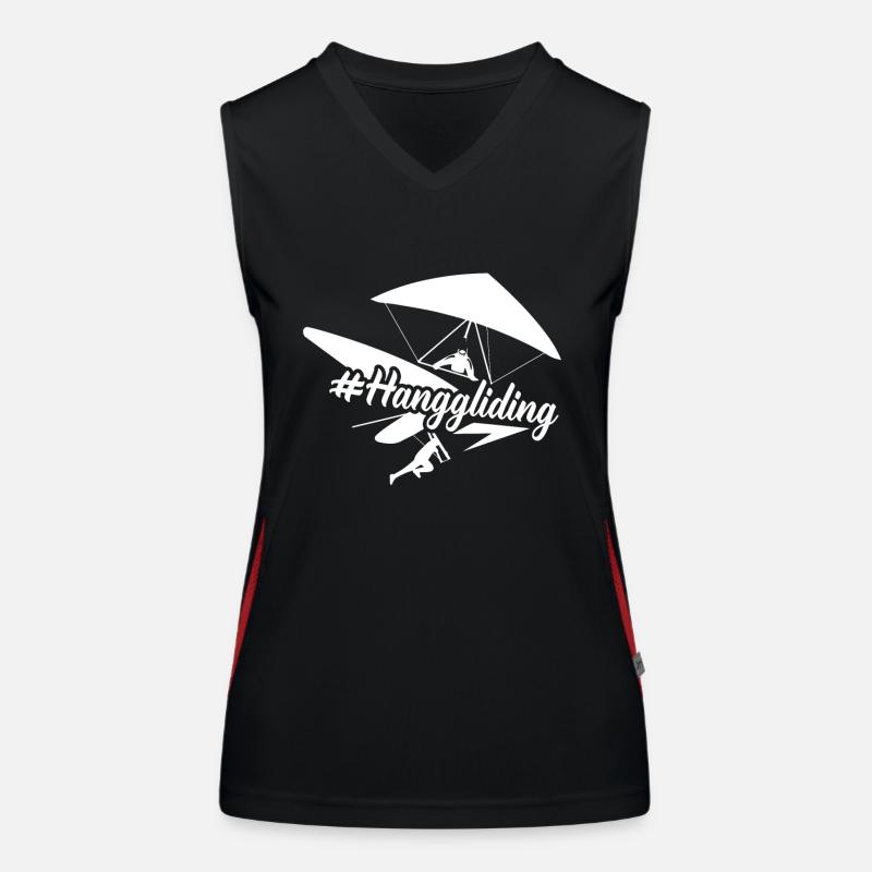 Hang Gliding Hang gliding Hashtag Women's Functional Contrast Tank Top