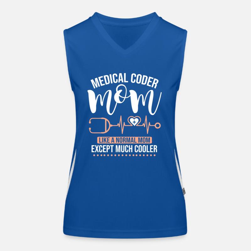 Medical Coder Coding Specialist Women's Functional Contrast Tank Top