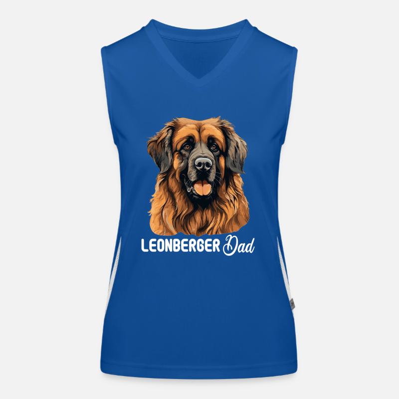 Leonberger Funktionelles Kontrast-Tank Top für Frauen