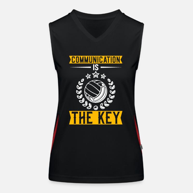 Communication is key Women's Functional Contrast Tank Top