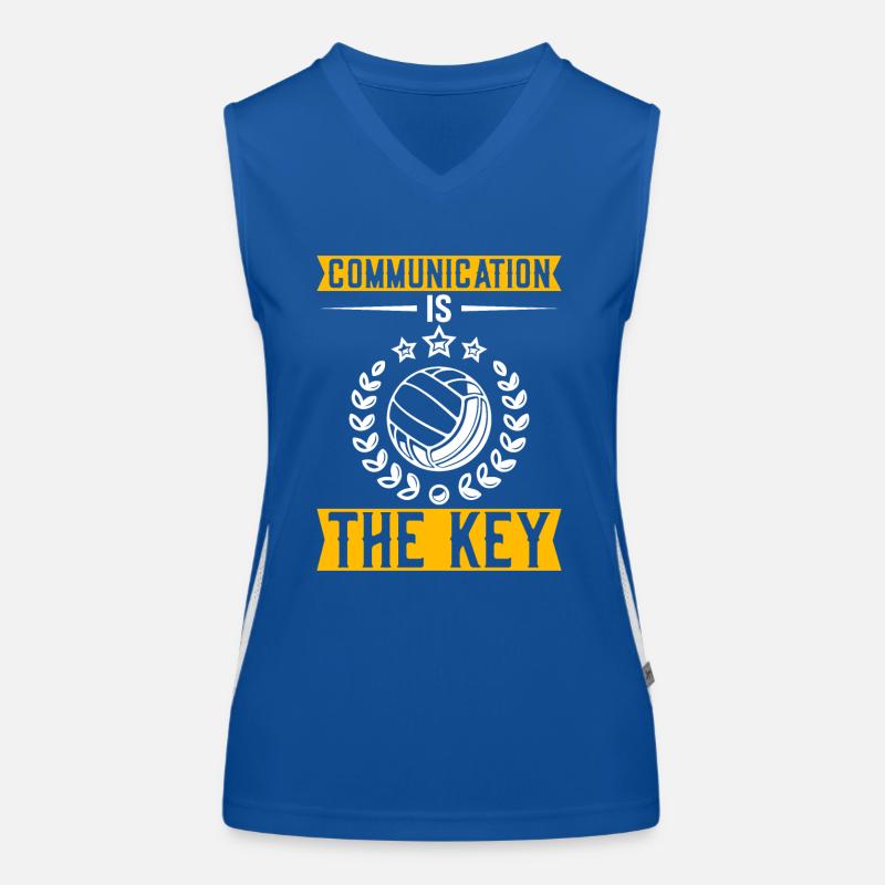 Communication is key Women's Functional Contrast Tank Top