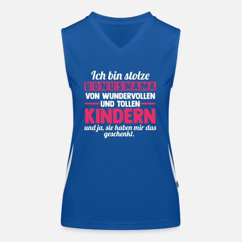 Stiefmutter Stiefmama Bonusmama Funktionelles Kontrast-Tank Top für Frauen
