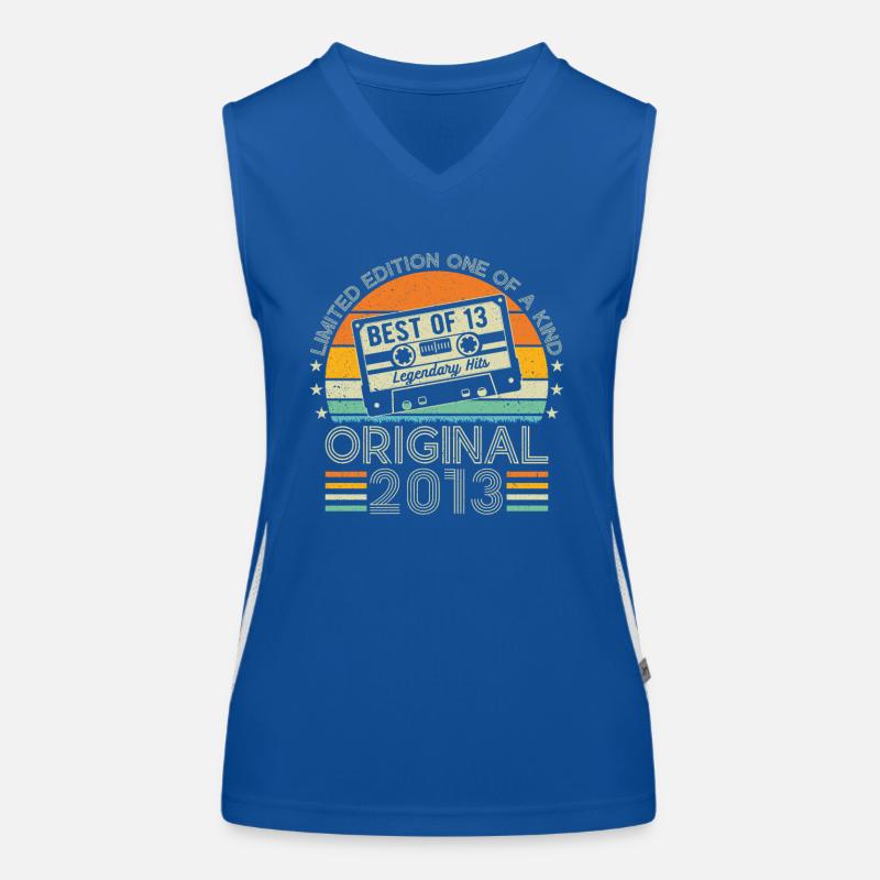 2013 Geburtstagsshirt Funktionelles Kontrast-Tank Top für Frauen