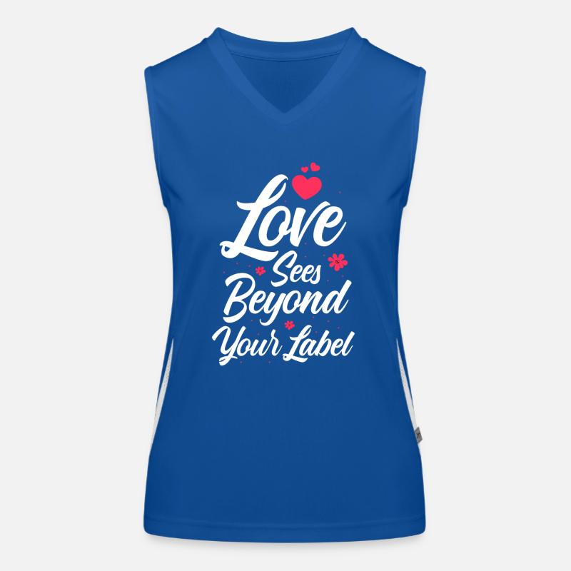 Neurodiverse Ehe jenseits Ihres Etiketts Funktionelles Kontrast-Tank Top für Frauen