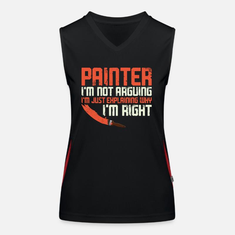 House Painter Decorator Painter Funktionelles Kontrast-Tank Top für Frauen