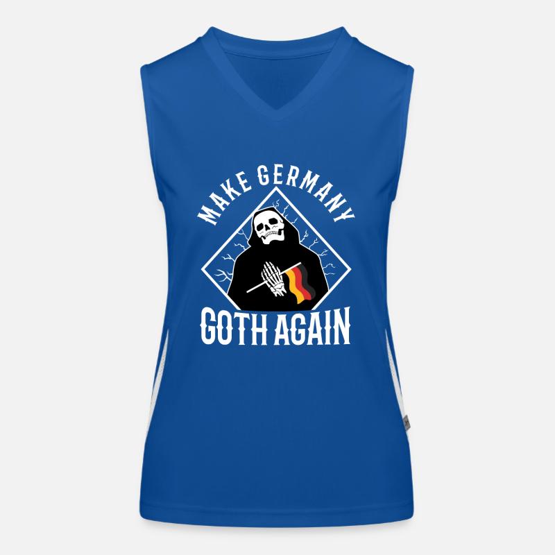 Make Germany goth again Funktionelles Kontrast-Tank Top für Frauen
