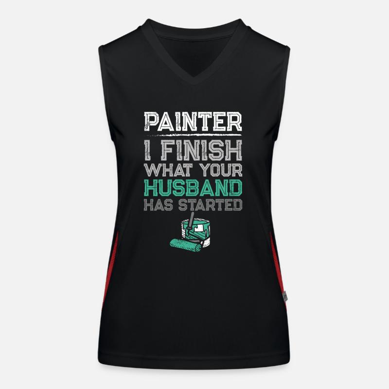 House Painter Decorator Painter I Funktionelles Kontrast-Tank Top für Frauen