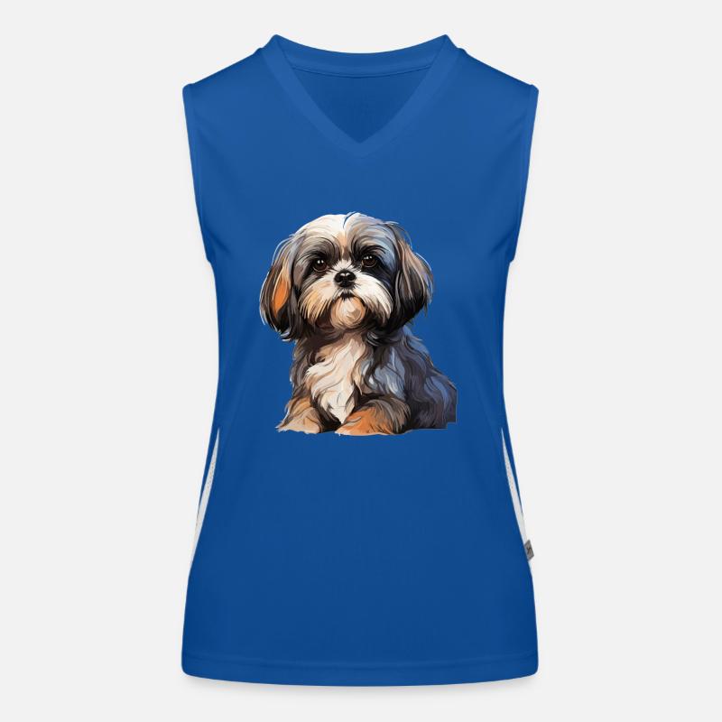 Shih Tzu Women's Functional Contrast Tank Top