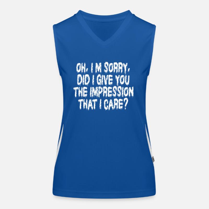 Indifference Sarcasm Different Attitude Women's Functional Contrast Tank Top