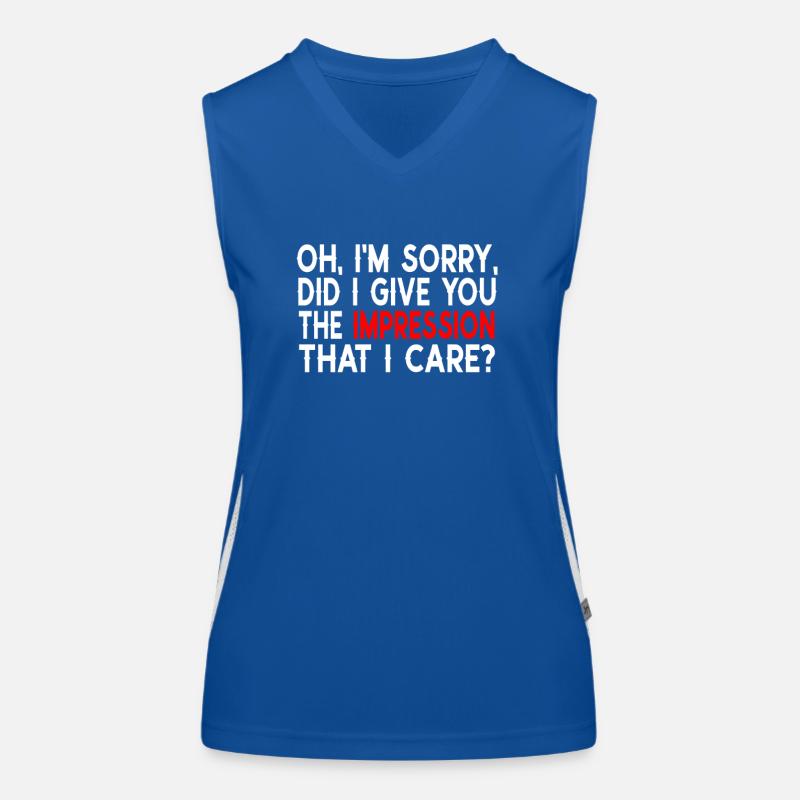 Indifference Sarcasm Different Attitude Women's Functional Contrast Tank Top