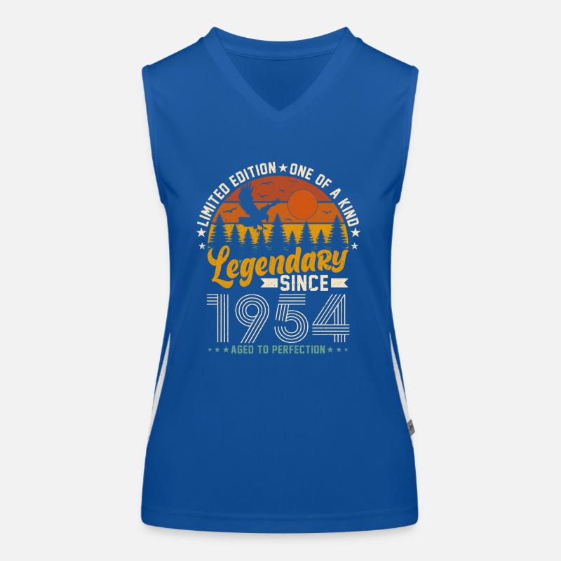 1954: Legenden werden 70 Funktionelles Kontrast-Tank Top für Frauen