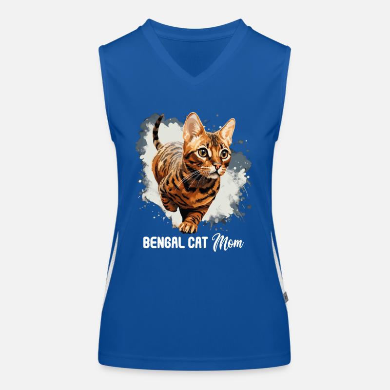 Chat du Bengale Débardeur respirant contrasté Femme