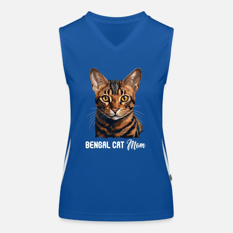 Chat du Bengale Débardeur respirant contrasté Femme