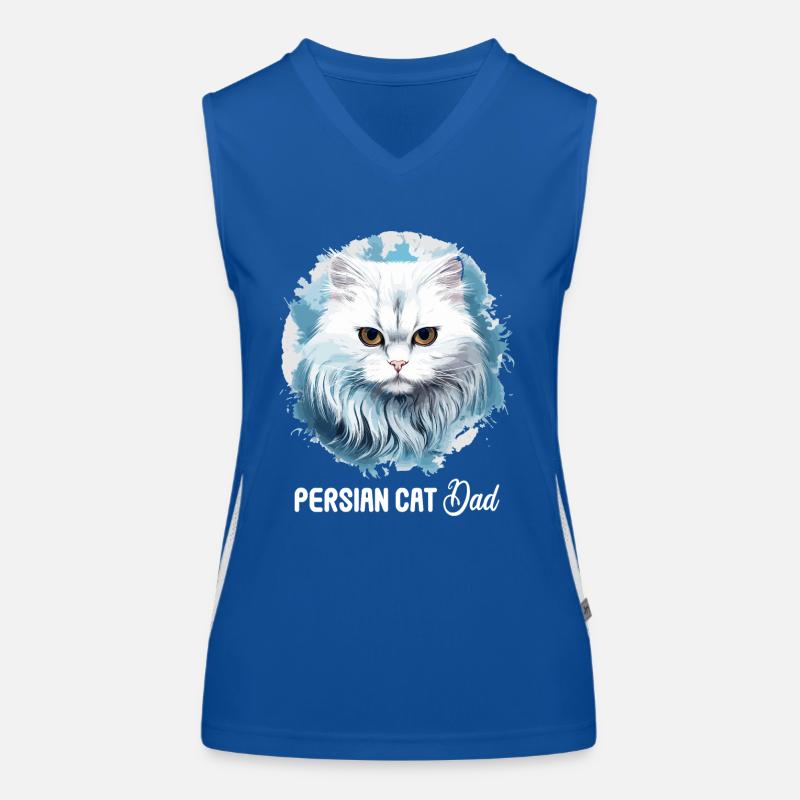 Chat persan Perser Katze Débardeur respirant contrasté Femme