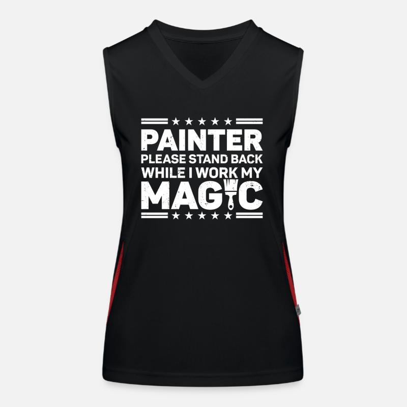 House Painter Decorator Painter Funktionelles Kontrast-Tank Top für Frauen