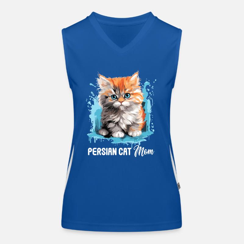 Persian Cat Perser Katze Funktionelles Kontrast-Tank Top für Frauen