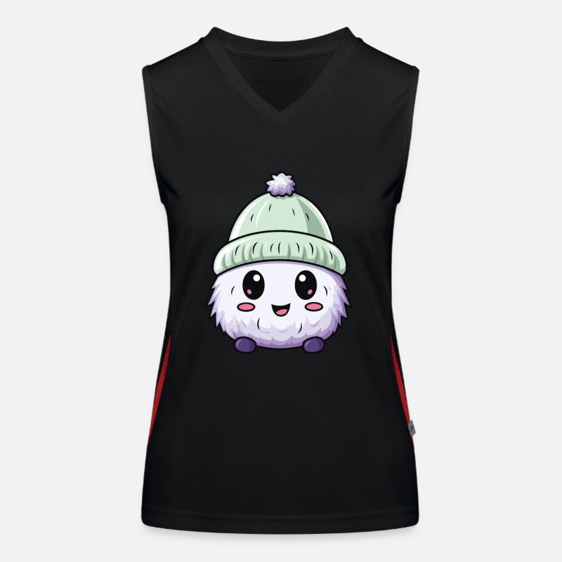 Eskimo Cold Comic Winter Women's Functional Contrast Tank Top