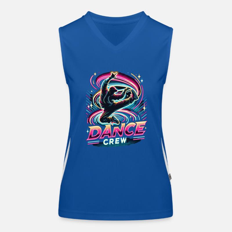 Breakdance Dance Crew Funktionelles Kontrast-Tank Top für Frauen