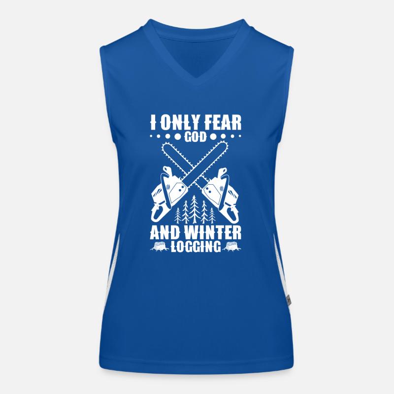 Wood chopping tools Lumberjack equipment Braces Women's Functional Contrast Tank Top