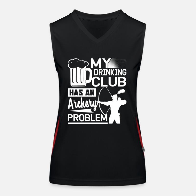Archery Archery Problem Women's Functional Contrast Tank Top