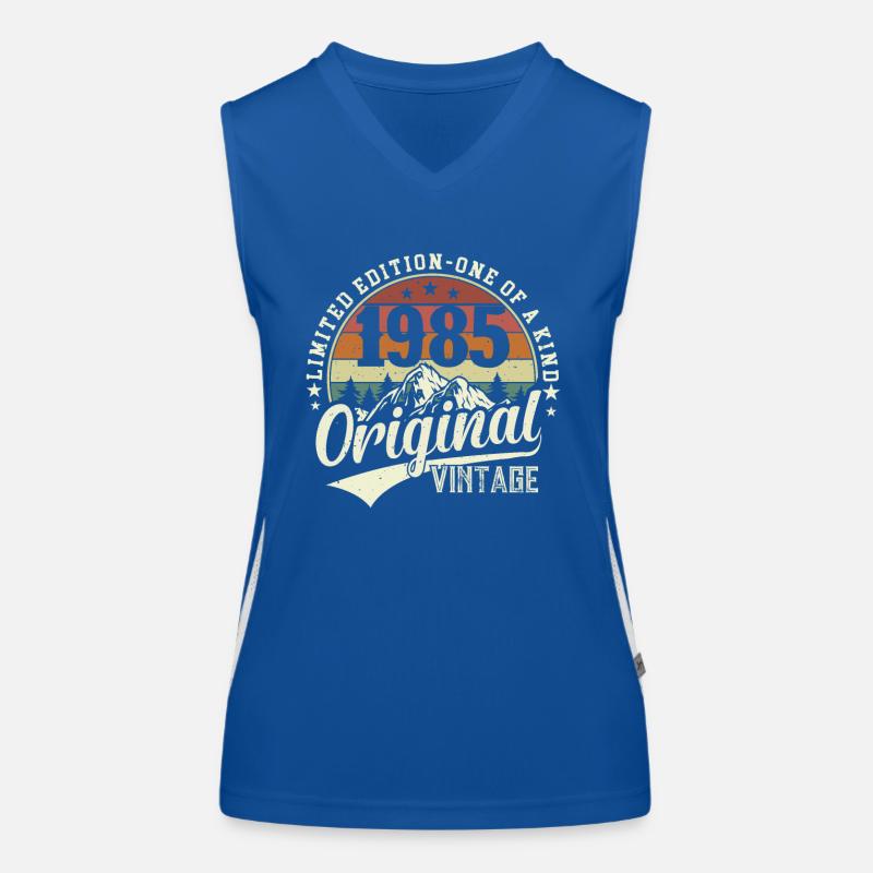 Stilvoller 1985 Geburtstag - Zeitlose Retro-Feier Funktionelles Kontrast-Tank Top für Frauen