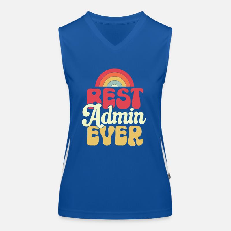 Secretary Administrative Assistant Office Clerk Women's Functional Contrast Tank Top