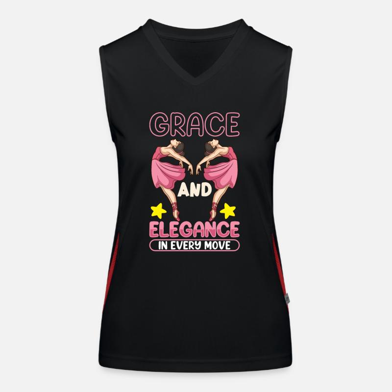 Ballet Ballerina Dance Dancer Dance Ballet Women's Functional Contrast Tank Top