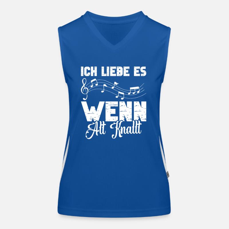Chorleiter Alt Singen Chor Dirigent Chorsänger Funktionelles Kontrast-Tank Top für Frauen